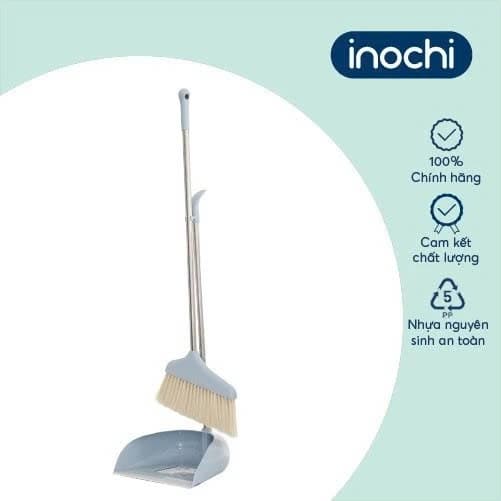 Bộ Chổi & Ky Inochi – Chổi Quét Nhà Kèm Hót Rác Cao Cấp, Đa Năng, Thông Minh, Sạch Sẽ & Tiện Dụng