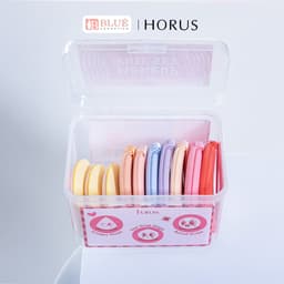 Horus Bộ 10 bông mút trang điểm Makeup Puff Set đa năng nhiều size 3