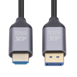 Cáp DisplayPort Sang HDMI 1.8m – Hỗ Trợ 8K 60Hz, Truyền Hình Ảnh 4K, Âm Thanh Sống Động, Loại Tốt 8