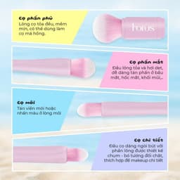 Horus Set cọ trang điểm mini Mini Brush Set (4pcs) 4