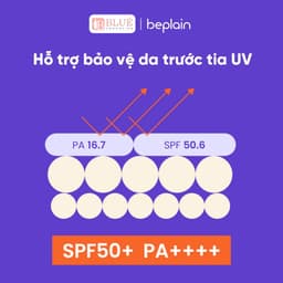 Kem chống nắng BEPLAIN Sunmuse lai Vật Lý & Hoá Học Nâng Tone & Hiệu chỉnh da SPF 50+ PA++++ 50ml 7