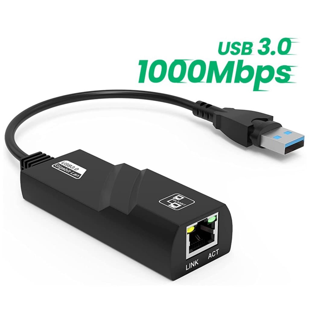 USB 3.0 to LAN Gigabit 1000Mbps – Bộ Chuyển Đổi Kết Nối PC, Laptop Windows & Mac OS