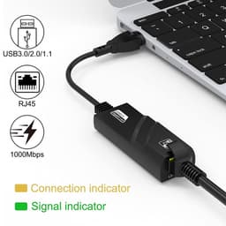 USB 3.0 to LAN Gigabit 1000Mbps – Bộ Chuyển Đổi Kết Nối PC, Laptop Windows & Mac OS 2