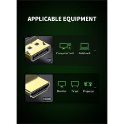 Cáp DP to HDMI 1.8m & 3m – Hỗ Trợ 4K 2K, Truyền Hình Ảnh Sắc Nét, Chất Lượng Cao 6
