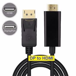 Cáp DP to HDMI 1.8m & 3m – Hỗ Trợ 4K 2K, Truyền Hình Ảnh Sắc Nét, Chất Lượng Cao 5