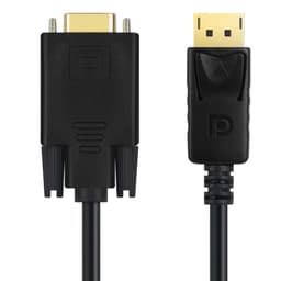Cáp DP to VGA 1.8m & 3m – Hỗ Trợ Full HD 1920x1080P, Kết Nối PC, Laptop, Màn Hình 8