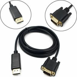 Cáp DP to VGA 1.8m & 3m – Hỗ Trợ Full HD 1920x1080P, Kết Nối PC, Laptop, Màn Hình 5