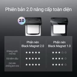 [Carslan] Phấn Nén Black Magnetic Carslan 2.0 Kiểm soát dầu lâu trôi 24H 8g DOLLYDOLLY COSMETICS 2