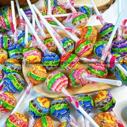 Combo Kẹo mút Chupa Chups hương hỗn hợp với vitamin C, Đồ ăn vặt 3