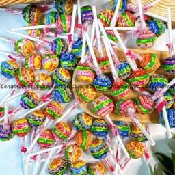 Combo Kẹo mút Chupa Chups hương hỗn hợp với vitamin C, Đồ ăn vặt 6