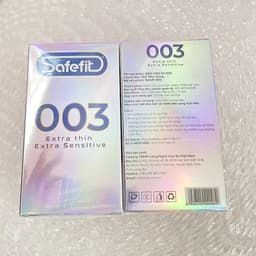 Bao Cao Su Safefit 003 Siêu Mỏng, Cảm Giác Thật Như Không, Hộp 3 - 12 cái 7