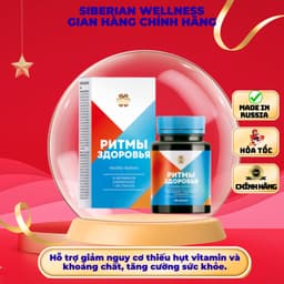 Thực phẩm Siberian Wellness Healthy Rhythms, viên uống sáng tối giúp bổ sung vitamin và khoáng chất 1