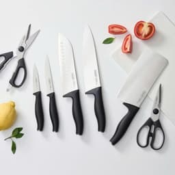 Bộ Dao Kéo 6 Món Sakai Plain Inochi – Thiết Kế An Toàn, Nhẹ Tay, Thép Không Gỉ Cao Cấp, Đa Năng 8