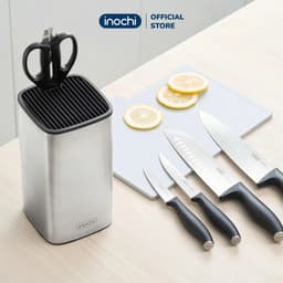 Bộ Dao Kéo 6 Món Sakai Plain Inochi – Thiết Kế An Toàn, Nhẹ Tay, Thép Không Gỉ Cao Cấp, Đa Năng 7