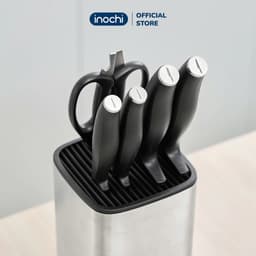 Bộ Dao Kéo 6 Món Sakai Plain Inochi – Thiết Kế An Toàn, Nhẹ Tay, Thép Không Gỉ Cao Cấp, Đa Năng 6