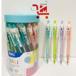 Bút Bi BALI Q02836 Deli Ngòi 0.7MM Mực Xanh, Ngòi Êm, Màu Mực Tươi Sáng, Chất Lượng Tốt 1