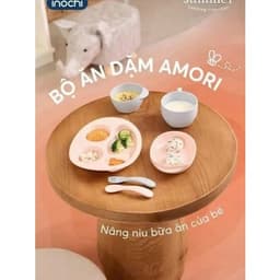 Bộ Ăn Dặm 6 Món Cho Bé Inochi Amori – Giúp Bé Tự Ăn, Phát Triển Kỹ Năng, Tiêu Chuẩn Nhật Bản 6