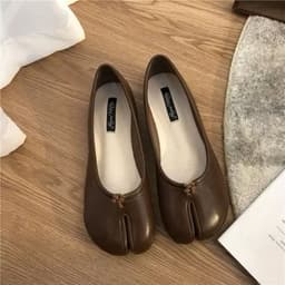 (Form chuẩn) giày búp bê xẻ mũi ngựa SS02 có hộp Fullbox QC 2