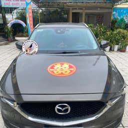 CHỮ HỶ, TẤM SONG HỶ NAM CHÂM GẮN CAPO XE Ô TÔ 2