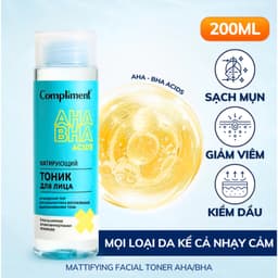 [S-VIP] Nước Hoa Hồng, Toner Dưỡng Ẩm Làm Sạch Da Compliment No Problem 200ml Chính Hãng Nga 9