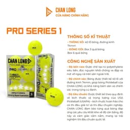 [CHÍNH HÃNG] Bóng Pickleball ChanLong Pro Series 1 – 40 Lỗ, Bay Ổn Định, Tiêu Chuẩn USAPA, Chuẩn Thi Đấu 2