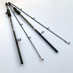 Bộ Combo Cần Câu Lure Sói Đen Máy Đứng Máy Ngang Carbon Siêu Nhẹ Dài 1m65 1m8 2m1 Câu Cá To 5Kg 9