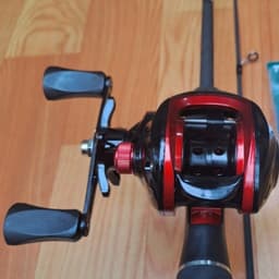 Bộ Combo Cần Câu Lure Sói Đen Máy Đứng Máy Ngang Carbon Siêu Nhẹ Dài 1m65 1m8 2m1 Câu Cá To 5Kg 4