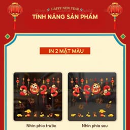 Decal Tết 2026 hít tĩnh điện dán cửa kính không keo dễ dán gỡ 42 6