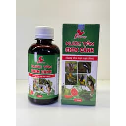 Nước tắm chim cảnh Sao Việt lọ 190ml giúp lông bóng mượt, chống gãi rỉa căng lửa nhanh 1