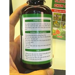 Nước tắm chim cảnh Sao Việt lọ 190ml giúp lông bóng mượt, chống gãi rỉa căng lửa nhanh 5