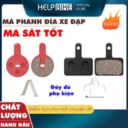 Má phanh đĩa xe đạp thể thao (1 CẶP), Cặp má phanh đĩa ma sát tốt chống mài mòn MPD 1