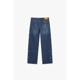 [ẨN] Quần jean nữ dáng suông GENVIET JEANS light sáng vải denim co giãn nhẹ công sở dễ phối đồ tôn dáng 9062 6