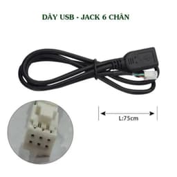 Trọn bộ phụ kiện màn hình Android Ô Tô LuxuryCars - Dây Nguồn, Ăng Ten GPS 4G, USB, Micro - Hàng Chuẩn Loại 1 5
