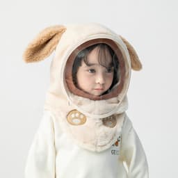 Mũ Kèm Kính Chắn Gió Cho Bé Từ 4-10 Tuổi ( Kính Có Thể Tháo Rời ) . Mũ Lông Có Kính Chắn Gió Bên Trong Lót Nỉ 3