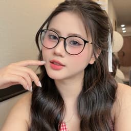 Gọng kính cận thời trang nam nữ NARO EYEWEAR dáng tròn nhựa TR90 dẻo, siêu nhẹ thời trang - 8125 8