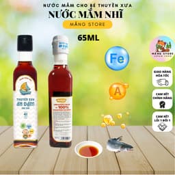 Nước MẮM Nhĩ Thuyền Xưa nguyên chất cho bé 65ml 1