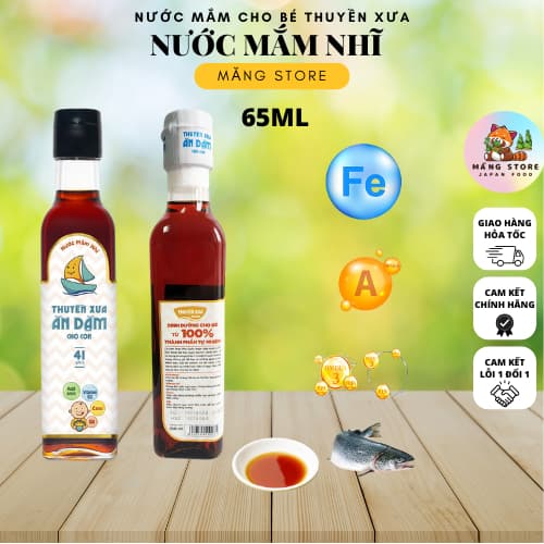 Nước MẮM Nhĩ Thuyền Xưa nguyên chất cho bé 65ml