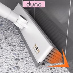Cây Chà Sàn Nhà Tắm 2 Trong 1 Đa Năng, Chổi Cọ Sàn Gạt Nước Thông Minh Xoay 180 Độ Cán Dài 100cm 2