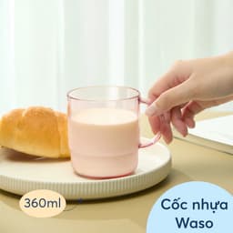 Cốc Nhựa Waso Inochi |Nhựa Cao Cấp An Toàn, Trong Suốt, Bền Đẹp, Màu Sắc Sang Trọng (360ml – 490ml) 5
