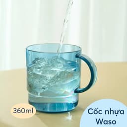 Cốc Nhựa Waso Inochi |Nhựa Cao Cấp An Toàn, Trong Suốt, Bền Đẹp, Màu Sắc Sang Trọng (360ml – 490ml) 3