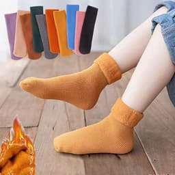 Set 10 Đôi Tất trẻ em lót nỉ bông siêu ấm siêu nhẹ cho bé từ 2-12 tuổi 1