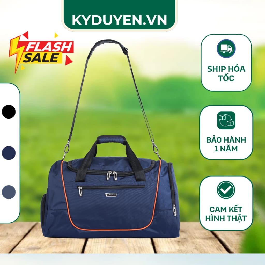 Túi du lịch Cao Cấp Chính Hãng Sakos Vigor kích thước 53,5cm x 34cm x 26cm