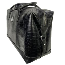 Túi Du Lịch Da Thật Cao Cấp Đen, Nâu, Vân Cá Sấu – Da Thật 100% – Kiểu Dáng Sang Trọng, Đựng Laptop, Du Lịch, Công Sở 6