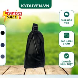 Túi Đeo Chéo Da Nam Cao Cấp HT – Da Bò Thật Mềm Mịn, Dây Đeo Chắc Chắn, Màu Đen Sang Trọng, Phong Cách Thời Trang. 1