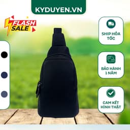 Túi Đeo Chéo Nam Cao Cấp – Thiết Kế Độc Đáo, Phong Cách Thời Thượng, Chống Nước, Nhiều Ngăn Tiện Lợi 1