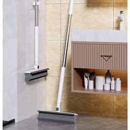 Cây Chà Sàn Nhà Tắm 2 Trong 1 Kèm Gạt Nước Cán Dài 100cm Xoay 180 Độ Thông Minh 1
