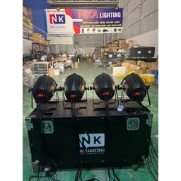 Đèn PAR COB NIKA 4x100W 4 mắt LED sân khấu điều khiển DMX và remote từ xa cho tiệc cưới, sự kiện 13