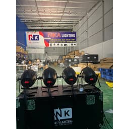 Đèn PAR COB NIKA 4x100W 4 mắt LED sân khấu điều khiển DMX và remote từ xa cho tiệc cưới, sự kiện 12