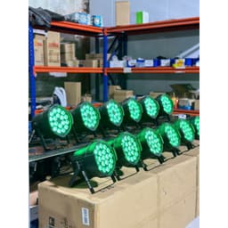 Đèn PAR LED NIKA 18x15W Full màu điều khiển tay hiệu ứng ánh sáng sân khấu, karaoke, sự kiện 10