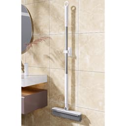 Cây Chà Sàn Nhà Tắm 2 Trong 1 Đa Năng, Chổi Cọ Sàn Gạt Nước Thông Minh Xoay 180 Độ Cán Dài 100cm 1